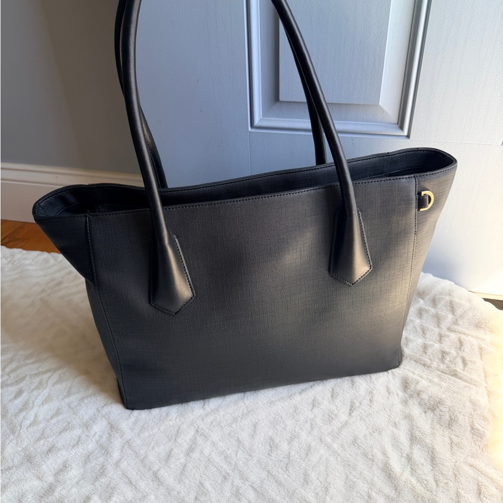 Dagne Dover Classic Black Tote Bag - Structured Everyday Handbag